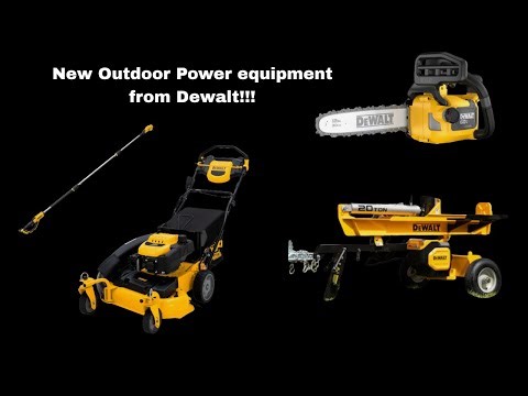 New Outdoor Power equipment from Dewalt!!!!! #powertools #landscape DCBL570Z2, DCST980, DCCS621