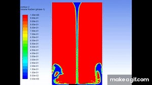 ANSYS Fluent Tutorial: Eulerian Multiphase Flow Analysis on Make a GIF