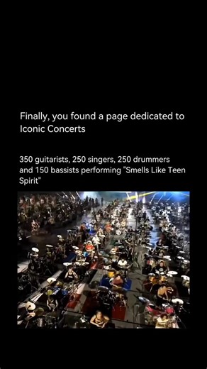 Iconic Concerts | Follow @iconiconcerts to relive the most iconic concert moments! 🔥 Imagine the energy! 🎸🎤🥁 This is the legendary Rockin'1000 performing... | Instagram