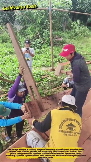 Traditional Wooden Boat Framing Using Rare Timber | Manual Craftsmanship