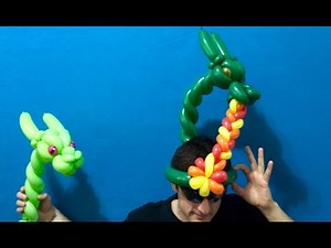 Fire-Breathing Dragon Balloon Hats!