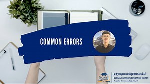 8.2K views · 1.2K reactions | New "Common Errors" video is now available! #GPEC | Global Pathways International School Cambodia - Language Program | Facebook