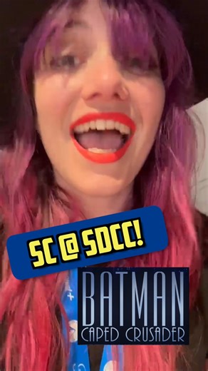 4.3K views · 33 reactions | SC at SDCC: Batman Caped Crusader with Whitney! #batman #batmantheanimatedseries #batmancapedcrusader #sdcc2024 #SDCC | ScreenCrush | Facebook