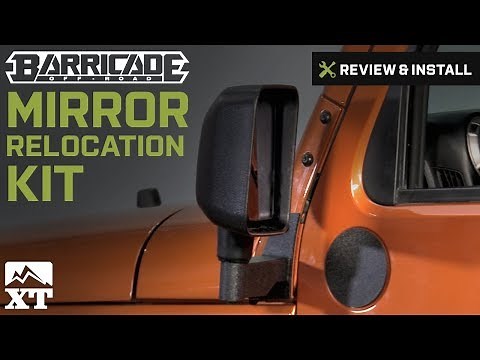 Jeep Wrangler Barricade Mirror Relocation Kit (2007-2016 JK) Review & Install