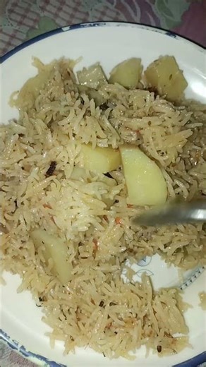 Simple Aloo Rice Recipe 🍚🥔Homemade Aloo Rice – Easy & Delicious