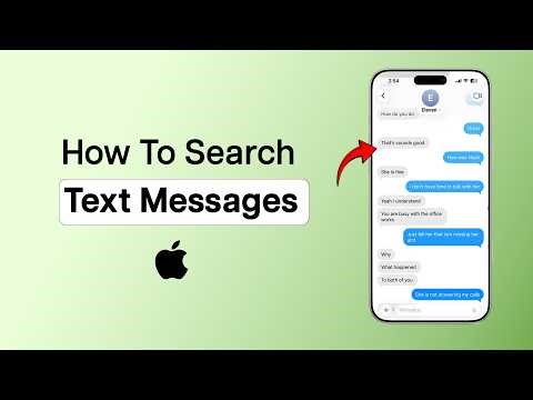How To Search Text Messages On iPhone?