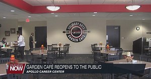 Student operated Garden Café at Apollo Career Center reopens