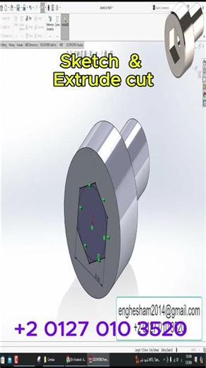 Solidworks Exercise No. 80 #solidworks #hesham_solidworks #cad #engineering