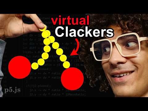 Let's Simulate Clackers – p5.js Algorithmic Journey🧠💫