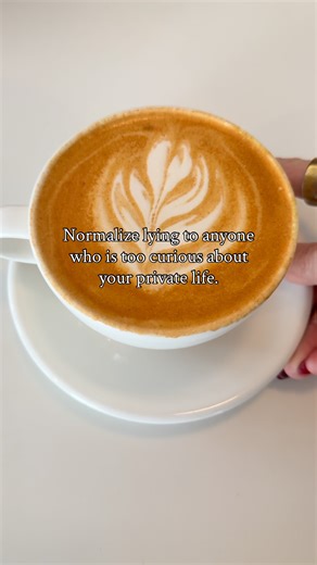 Normalize protecting the parts of your life that feel tender. Normalize keeping some chapters just for you. Not everything is meant to be explained, justified, or shared with people who haven’t earned that kind of access. When someone gets a little too curious, it’s not lying… it’s choosing peace over pressure. It’s allowing yourself to grow quietly, heal privately, and move at your own pace without the noise of other people’s opinions. You don’t owe your story to anyone. And the parts you guard