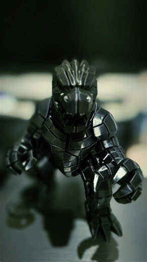 Mechagodzilla 3D Printing Guide in Silk Black