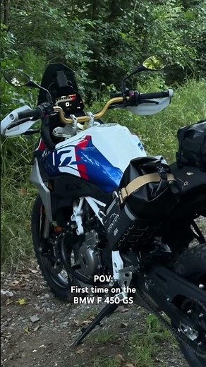 POV: First time on the NEW BMW F450 GS 🔥