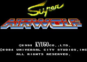 I love anything Airwolf so I'm biased. But used to love this back in the day. Super Airwolf (Import) Megadrive | Classic Replay