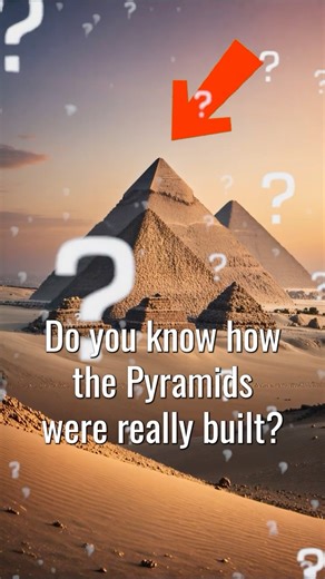 The Truth About How the Pyramids Were Really Built! 😱 #facts #factshorts