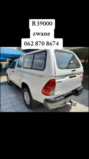 Whatsapp. Call. :062 870 8674 TOYOTA hilux Price :R 39 000.00/lnc VAT 🇿🇦 🇿🇦 🇿🇦 🇿🇦 🇿🇦 Mileage :92 800km Transmission :Auto Airbags Air conditioning AA Tested and AA Approved Dekra Certified One Previous Owner Full Service History or WhatsApp 062 870 8674 | zwanecars