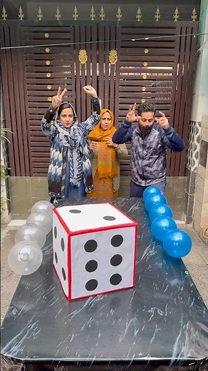 Whose Balloon Is The Popping First? So Exciting #familygames #familychallenge