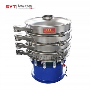 [Hot Item] Automated Industrial Sifter Fine Mesh Stainless Steel Screener Food Grade Rotary Vibrating Sieve