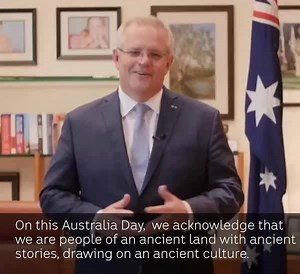 The Prime Minister has used his Australia Day address to say persistence, passion, respect and struggle are integral parts of Australia's story, along with drought, bushfires and adapting to challenges. What do you think of his remarks? 🇦🇺 | ABC Brisbane