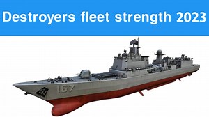 Des-troyer fleet strength 2023 - navy ranking 2023 #navy #navyship | Defence Learning
