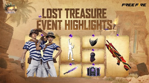 It’s time to start your desert treasure hunt! Jump into #LostTreasure and try the new interface mini-game—dig for treasures, build progress, and see if you’re the chosen lucky one. Complete the event progress to unlock a free unisex bundle, plus cumulative login rewards waiting for you. Log in and play now. #freefire #freefireofficial | Garena Free Fire