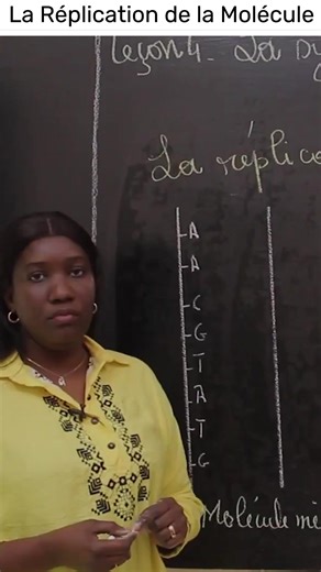 La réplication de la molécule d’ADN L’intégralité du cours sur la première plateforme d’apprentissage en ligne www.ecolesausenegal.org #cours #exercise #svt ##terminal #ÉcolesAuSénégal