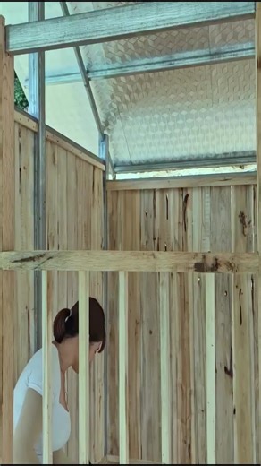 Creative Floating House and Wooden Wall Design