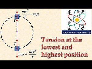 Tension at the top and bottom positions for vertical circular motion in constant velocity