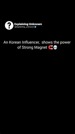 Explaining Unknown on Instagram: "A powerful electromagnet can create a non-uniform magnetic field, meaning the field strength changes from one point to another. In such a field, diamagnetic materials—which weakly repel magnetic fields—experience a force pushing them away from the strongest part of the field. The human body is mostly water, and water is diamagnetic. When the magnetic field is strong enough, it induces tiny opposing magnetic moments in your body tissues. These moments create an u