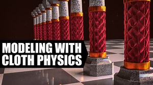 Blender tutorial: Modeling With The Cloth Simulator