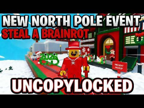 Steal A Brainrot Uncopylocked New North Pole UPDATE | Roblox Studio Tutorial