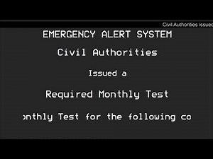 EAS required monthly test