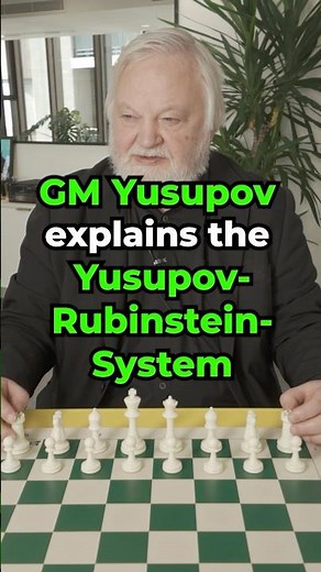Legendary grandmaster Artur Yusupov explains the chess opening named after him