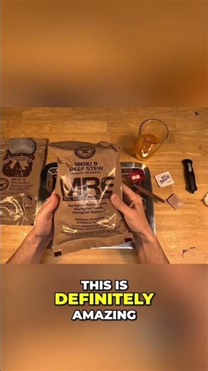 BEST MRE Beef Stew EVER! You Won't Believe It!