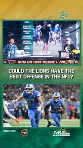 How much better can the Detroit Lions offense get 👀 | Woodward Sports
