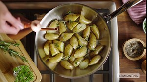 Tramontina Signature Tri-Ply Clad Stainless Steel 10-Inch Frying Pan, Induction-Ready Skillet, Dishwasher-Safe, NSF-Certified, Made in Brazil