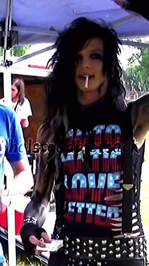 Reply to @nervouspsychologynerd with Andy Biersack long hair transformation