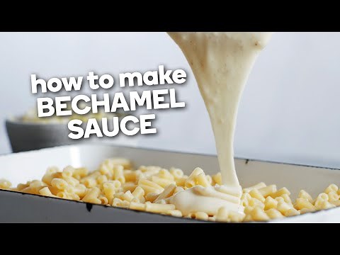 How to make bechamel sauce