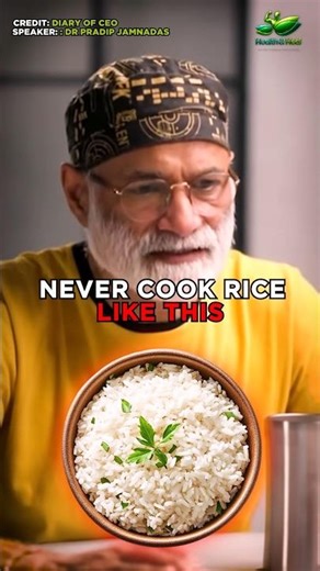 Why You Should Always Soak and Cool Your Rice Before Eating. 😳🤔🤔