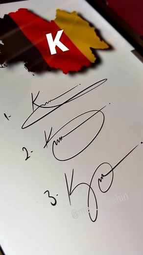 ÖZEL VE HAVALI İMZALAR on Instagram: "#K Letter K signature examples… Tag those with names with the letter K… Contact for special order… #imza #K #signature #foryou #fyp #cool #letter #tasarım #art #germany"