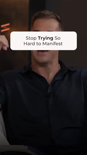 Rhonda Byrne explains that trying too hard blocks manifestation and that ease, not force, is what attracts what you want. | Lewis Howes