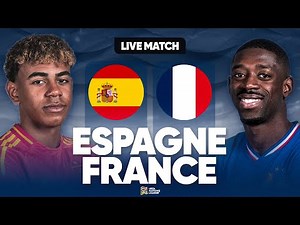 🔴🇪🇸🇫🇷 ESPAGNE - FRANCE LIVE / 🚨ALLEZ LES BLEUS! ON VEUT LA FINALE ET DEMBELE BO! / 1/2 NATION LEAGUE
