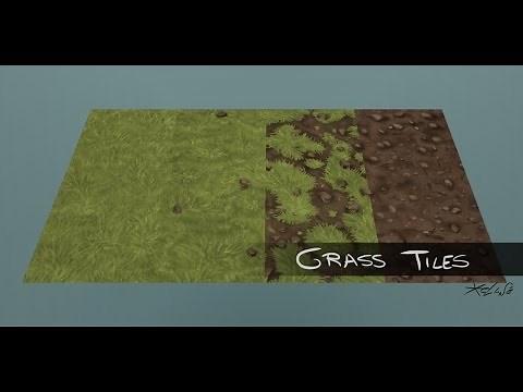 [HandPainted] Tileable grass textures