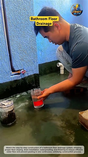 How Bathroom Floor Drainage Is Built for Fast Water Flow 🚿💧