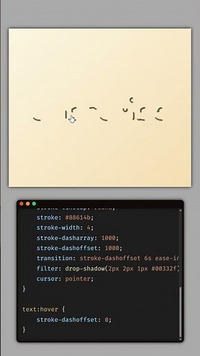 Hover-Reverse Handwriting Animation with SVG Text | HTML | CSS | JS - Live