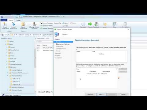 Software Deployment via SCCM - Office 2016 64Bit
