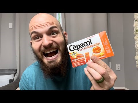 Cepacol Extra Strength Sore Throat Relief Lozenges, Honey Lemon Cough Drops.
