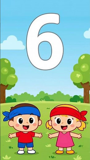 6️⃣ Aprendendo o Número Seis! | Números de 1 a 10 🎈📚
