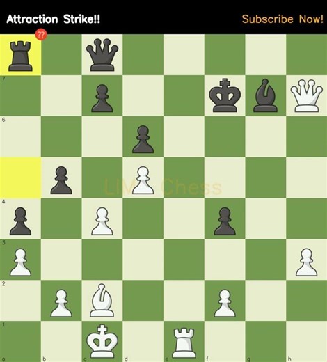 Attraction Strike!! #rooksacrifice #chesschallenge #tacticstime