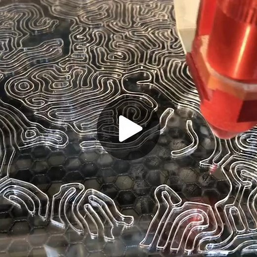 Satisfying Laser Cutting of Custom Art Piece