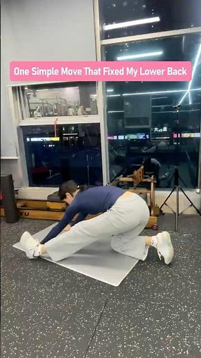 This One Simple Movement Slowly Fixed My Lower Back After Years of Sitting